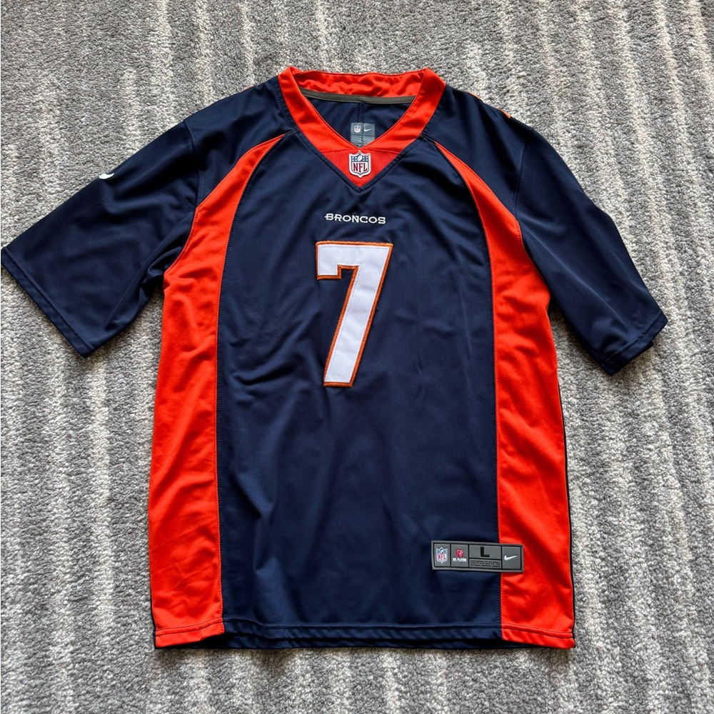 NFL Men's Denver Broncos Navy and Orange Jersey
